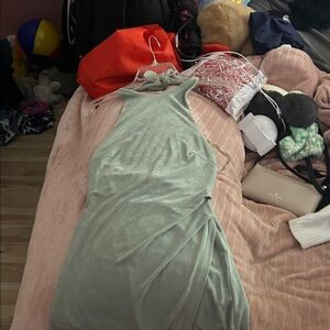 Light Green Sleeveless Dress